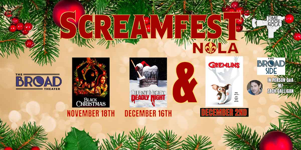 Screamfest NOLA Upcoming Events banner
