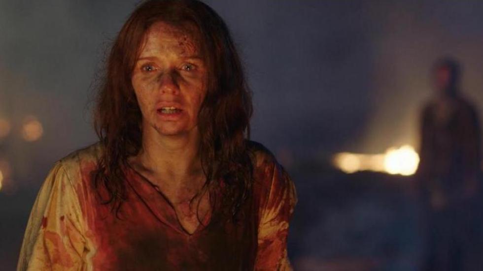 The Golem film still bloodied woman