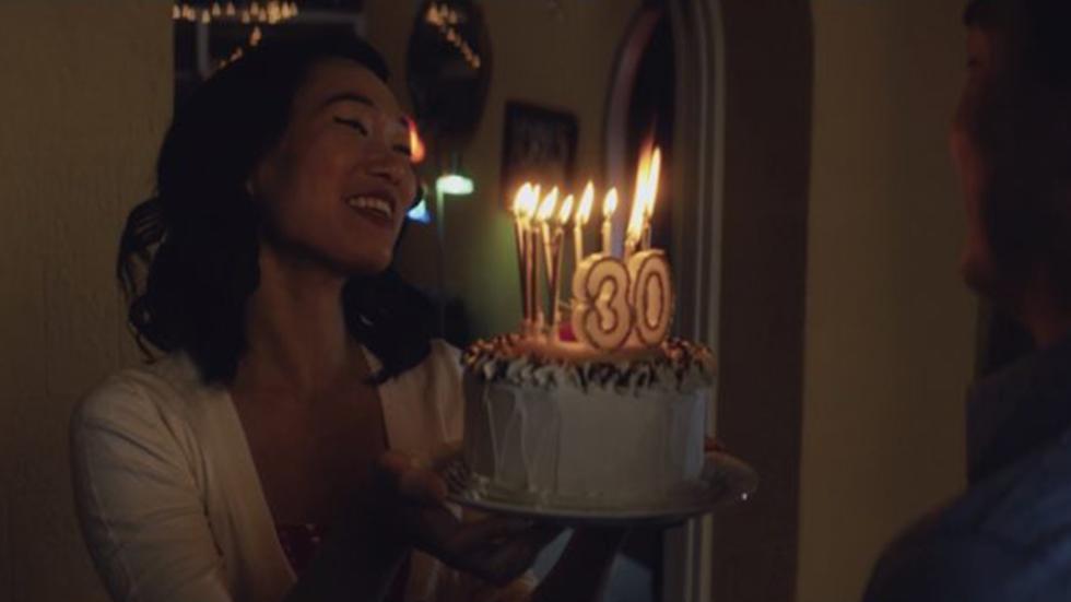 Make A Wish film still blowing out candles