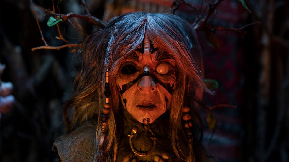 Witch puppet 