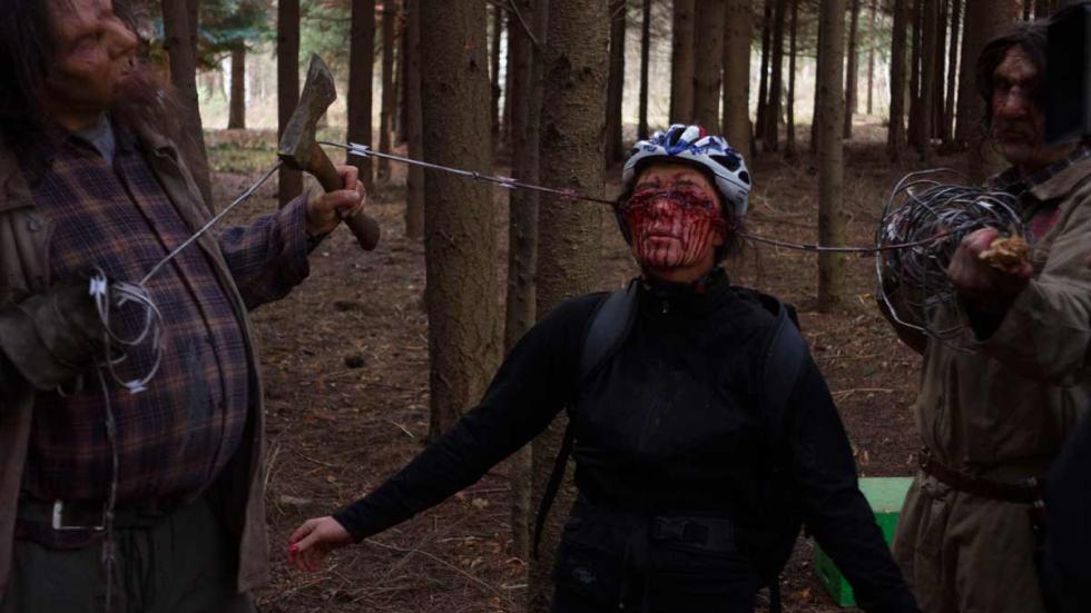 Wrong Turn 6: Last Resort woman attacked by mountain men