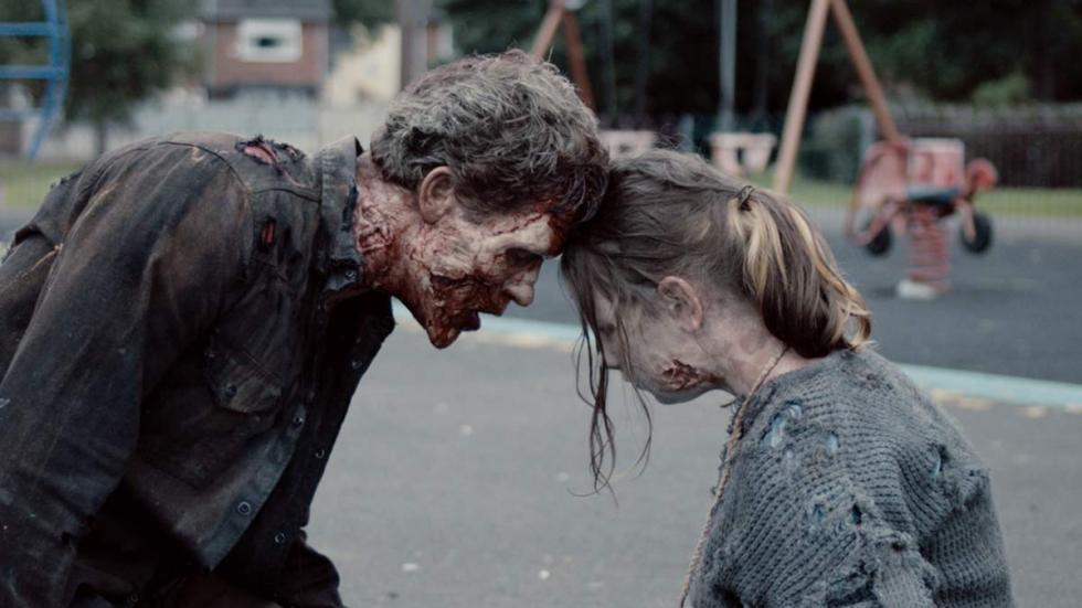 A Father's Day film still zombie dad and daughter