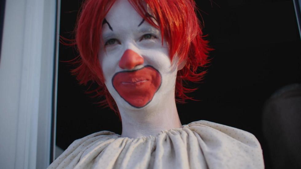A creepy clown