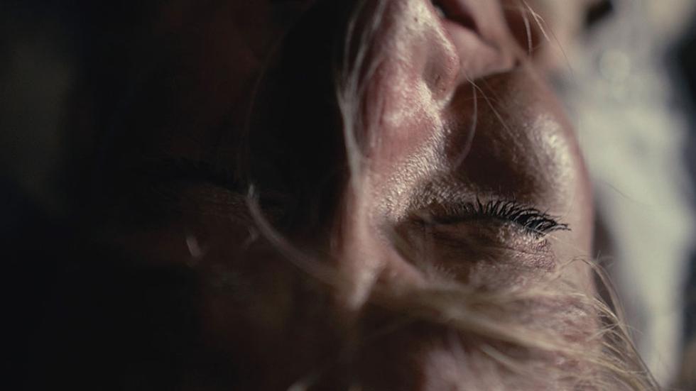 The Collection film still Carla screaming
