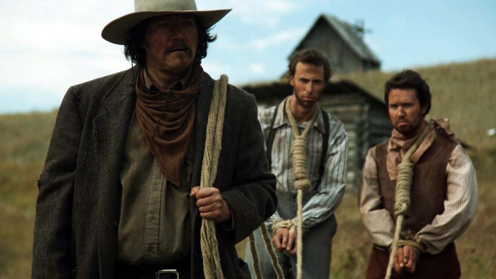 Dead Walkers man with two other men with nooses around their necks