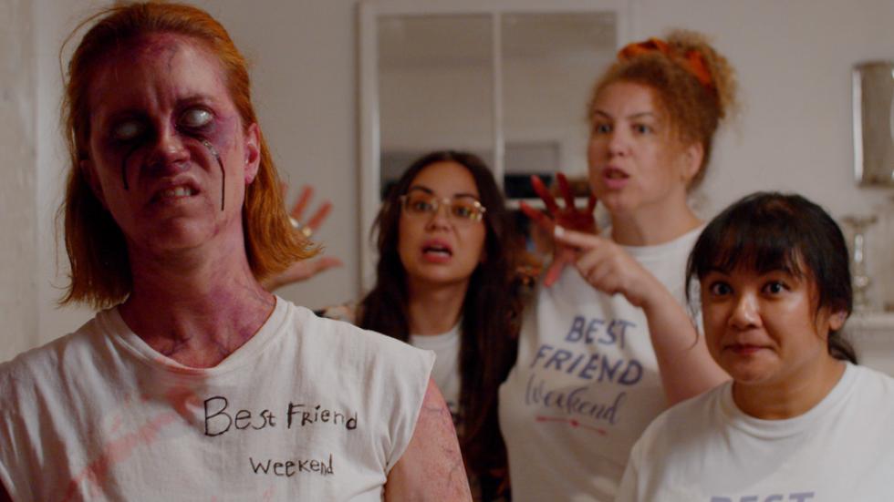 Demon Juice women with demonic friend