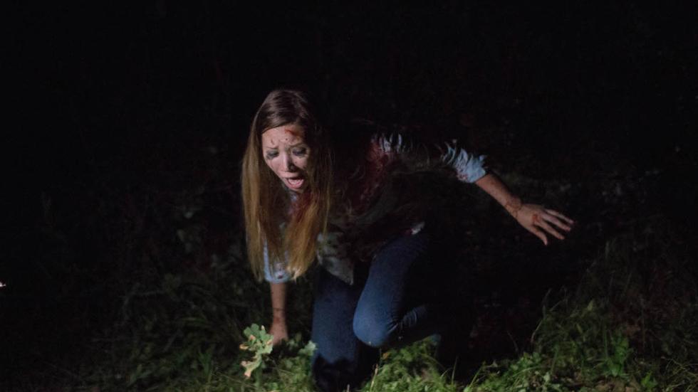 Found Footage 3D bloodied woman running