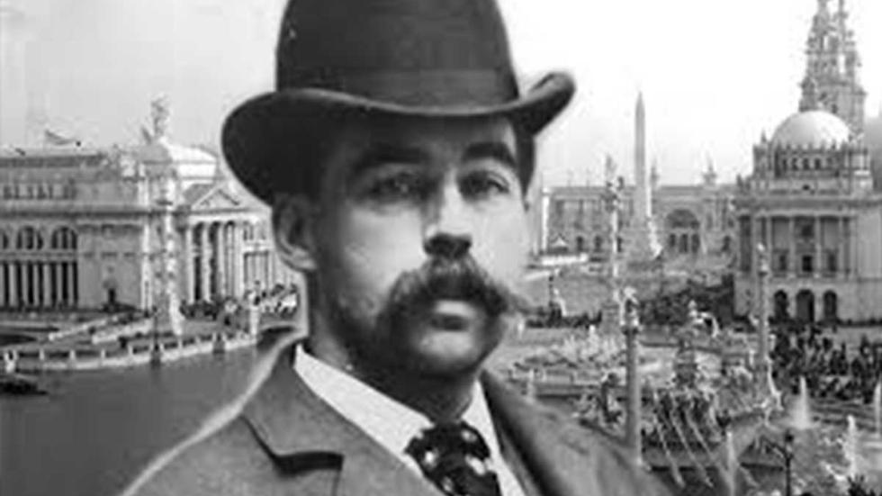 H.H. Holmes, America's First Serial Killer black and white photo of HH Holmes