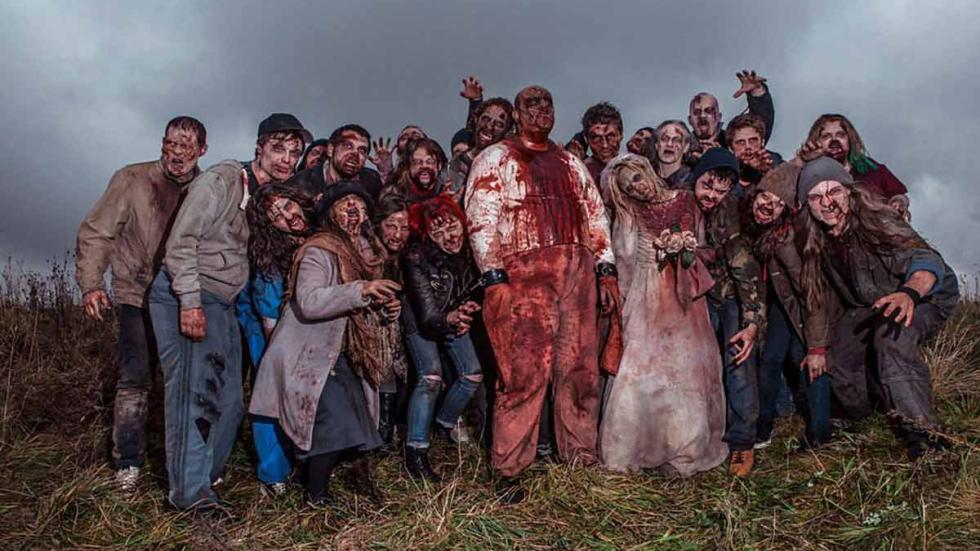 How I Survived the Zombie Apocalypse a group of zombies 