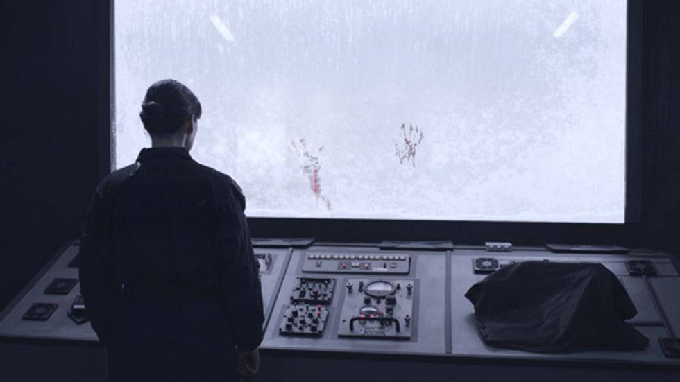 The Storm (2013) woman at controls of ship