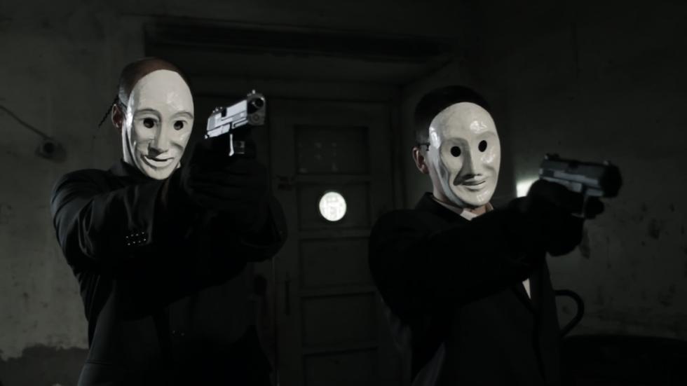 INCARNATION film still masked men