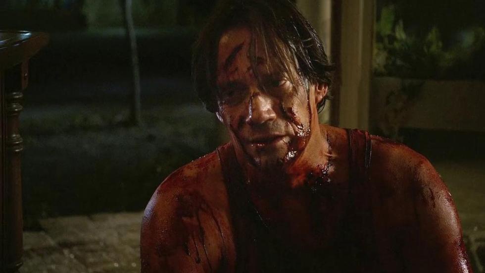 Julia X 3D man covered in blood 