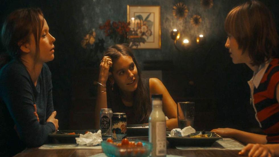 Kindred Spirits film still women sitting at the dinner table.