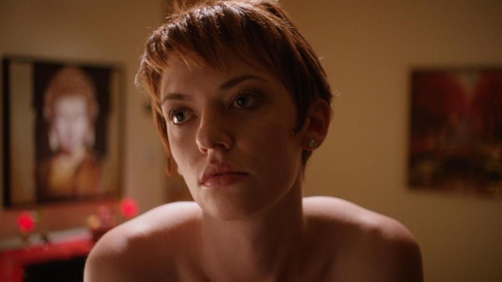 Meridians woman looks on