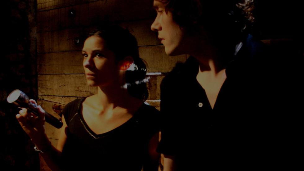 Para-Normal couple with a flashlight