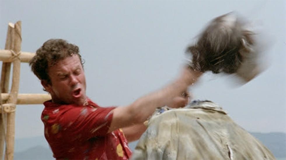 Raw Force  GRINDHOUSE man chops off head