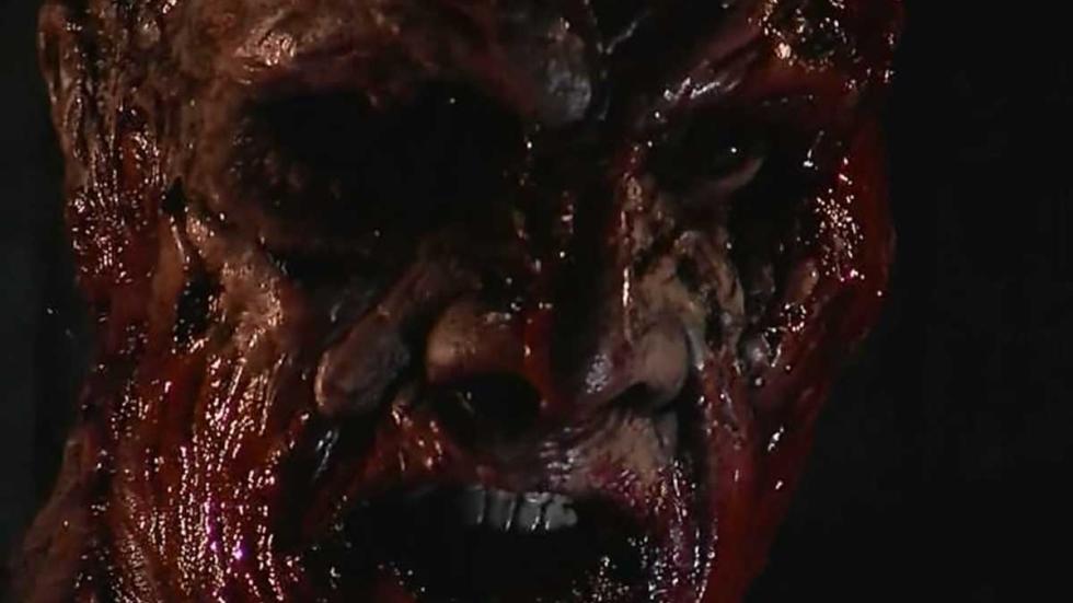 The Rage bloody faced man