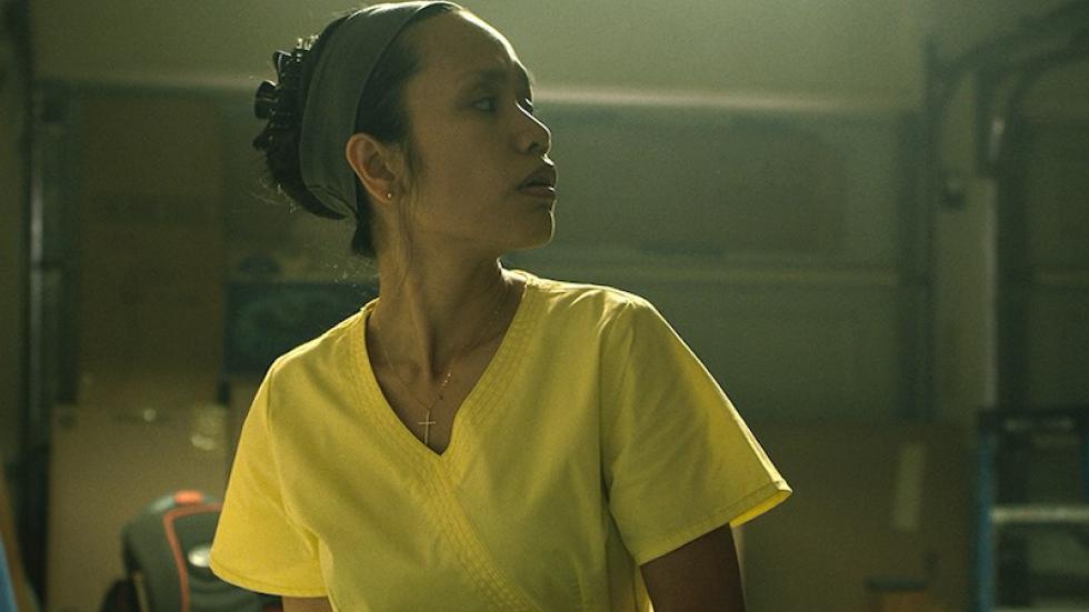 Sanzaru film still woman looking at something