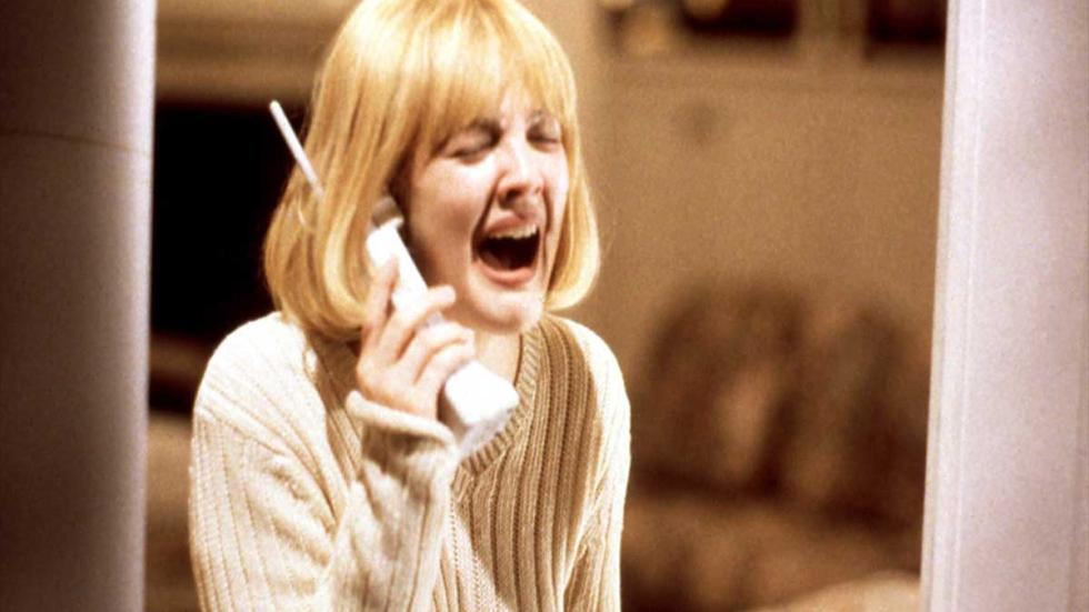 Scream Casey Becker screams into phone receiver