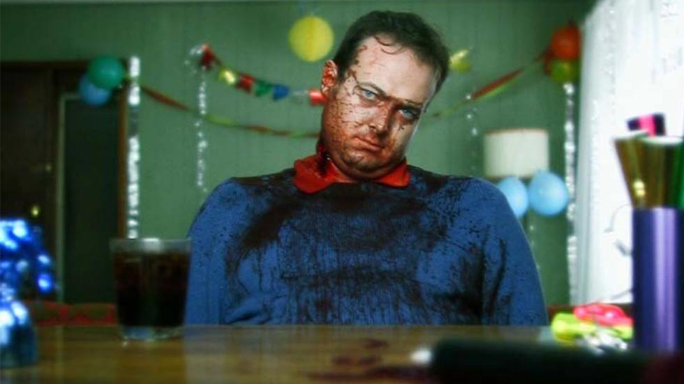 The Signal bloody man at party