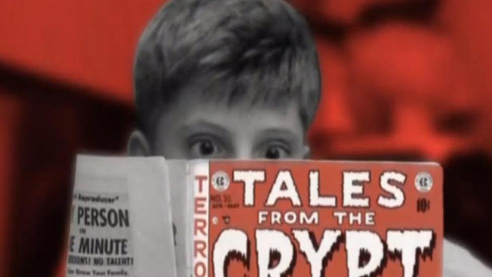 Tales From The Crypt - A boy reads the Tales From the Crypt comic book