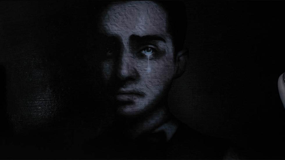 The Crying Boy painting