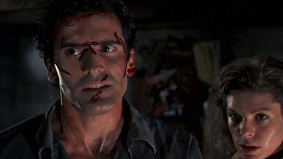 The Evil Dead Ash with a bloody face