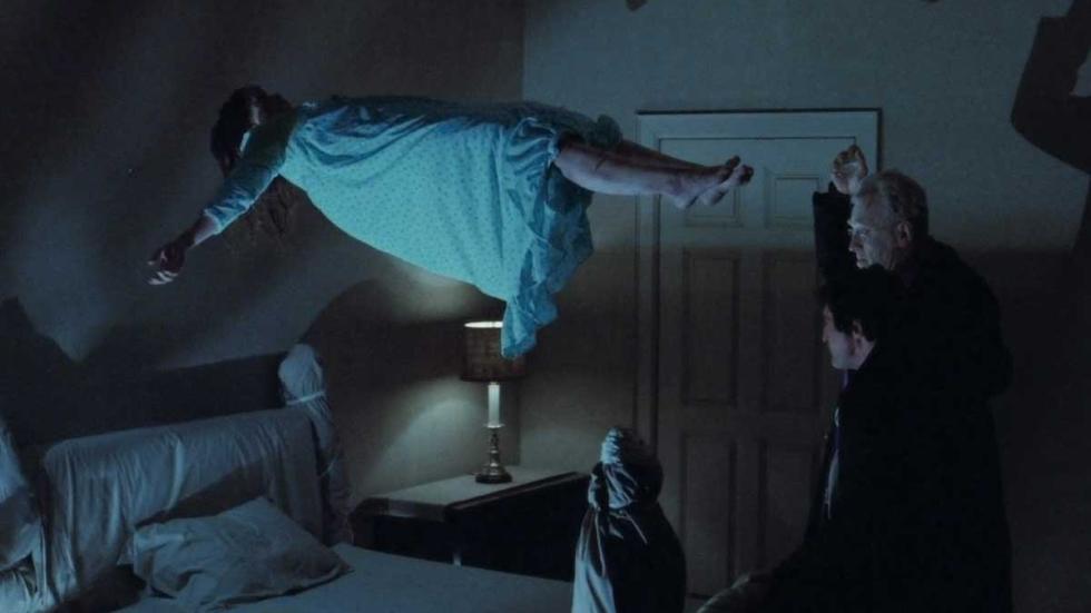 The Exorcist Reagan floats above her bed