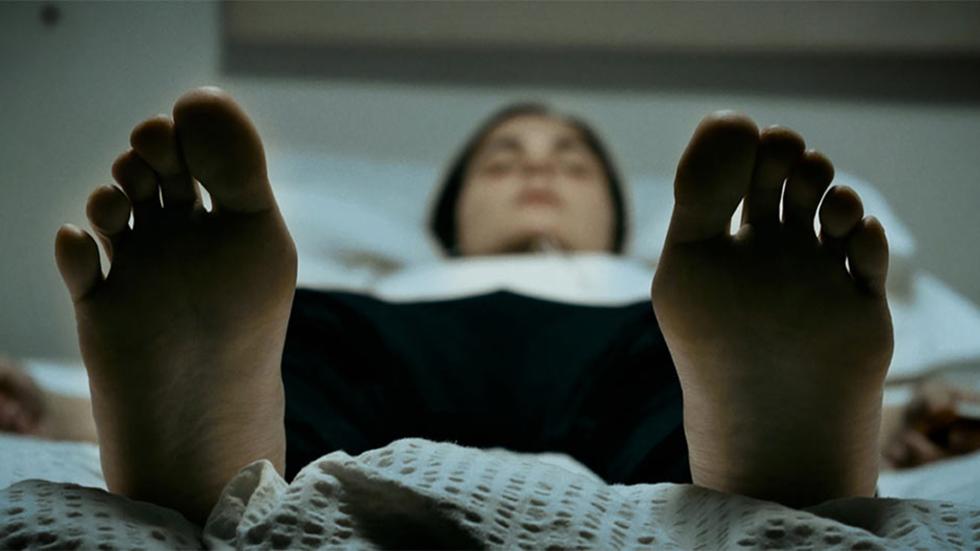 The Severing woman sleeps