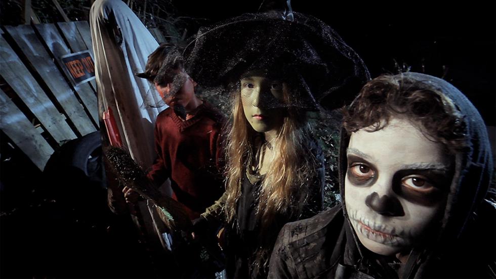 The Last Halloween kids dressed in costumes
