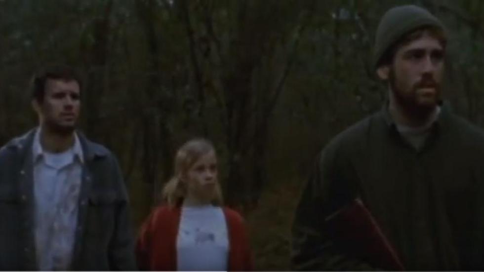 The Packer House Hayden, Grant and Clare in the woods