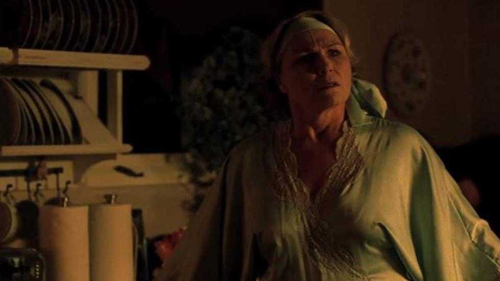 The Taking A grandmother in her nightgown looks frightened