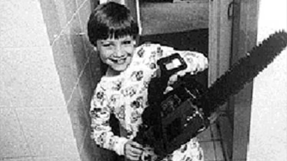 Timmy's Wish - Timmy with a chainsaw