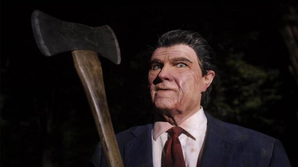 The Tripper Ronald Reagan masked man with an axe