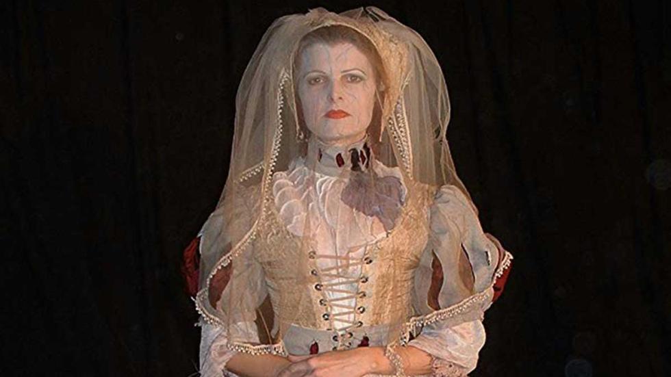Walpurgis Nacht gothic woman with a veil