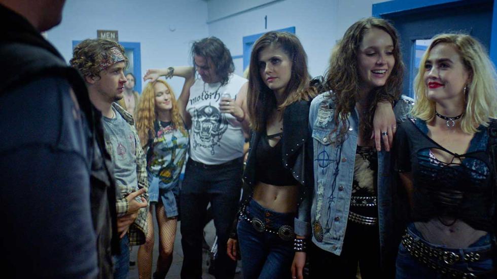 We Summon the Darkness film still groupies 