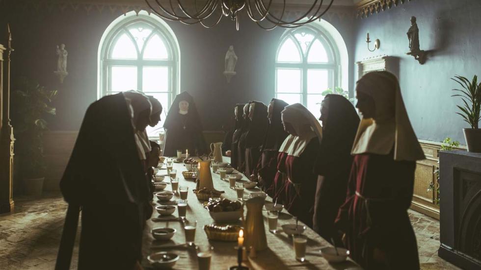Welcome to Mercy film still nuns preparing to eat supper