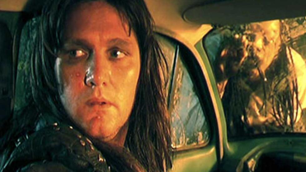 Zombie Movie Holden stuck in his car with zombies surrounding it
